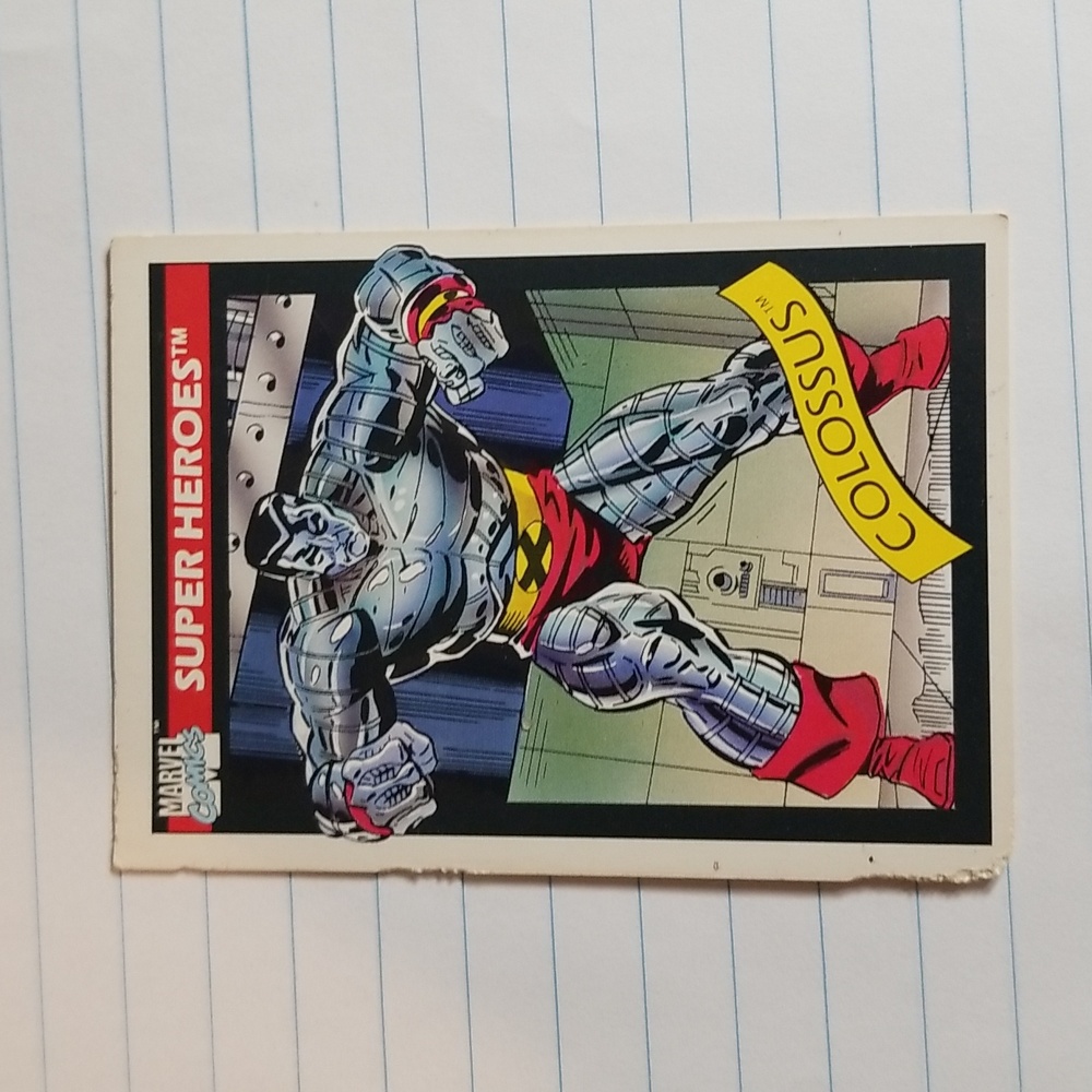 Marvel Comic Trading Card Colossus #36